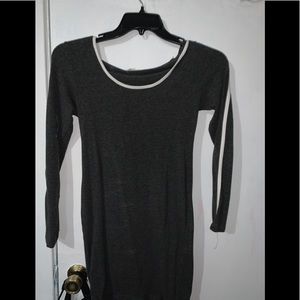 Forever 21 Grey long sleeve tight dress